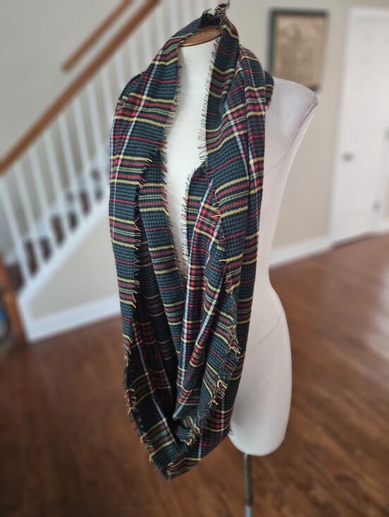 Accessories - Plaid Infinity Scarf